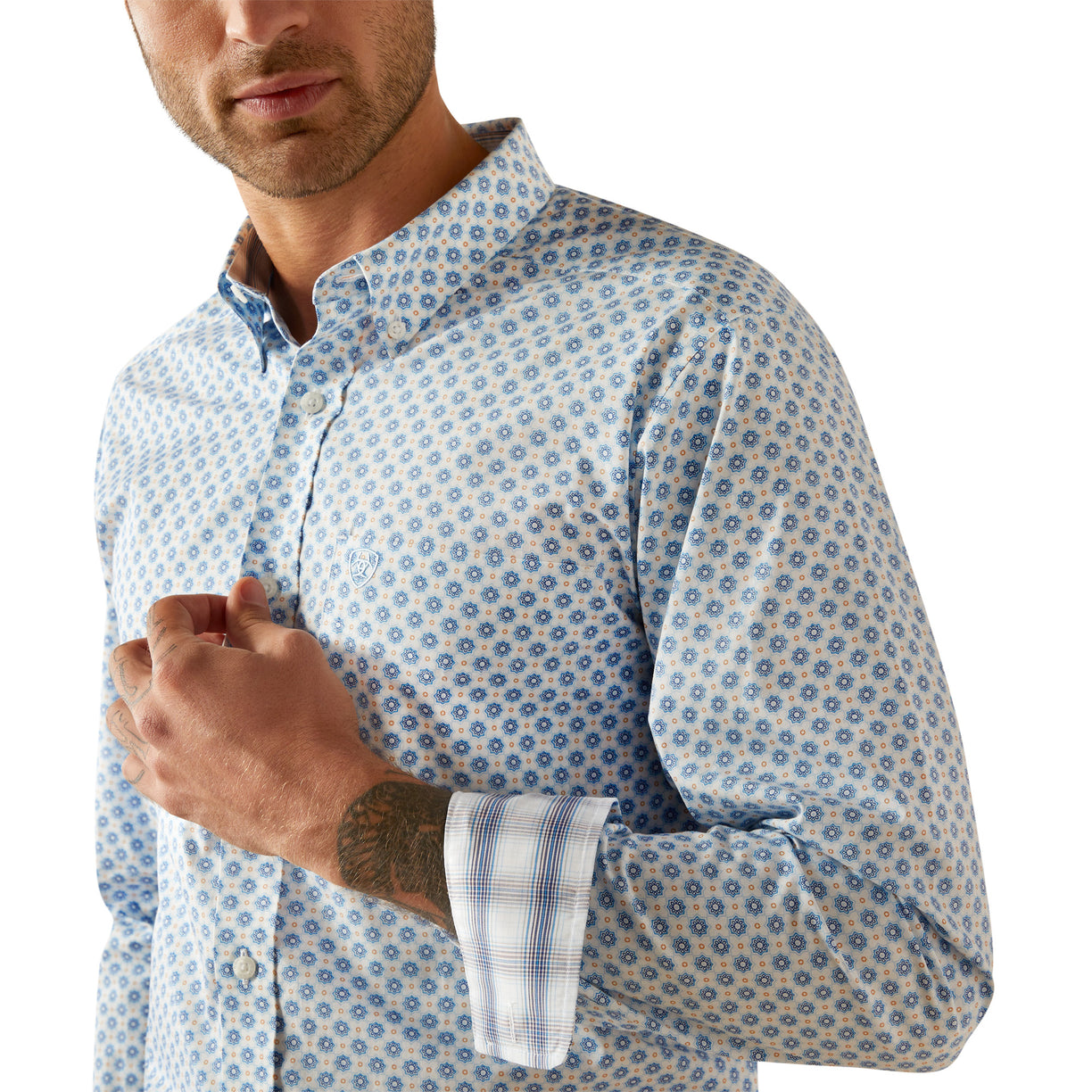 Wrinkle Free Booker Fitted Shirt