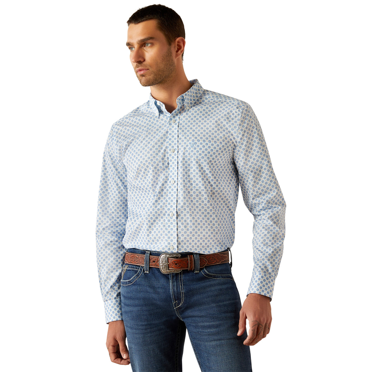 Wrinkle Free Booker Fitted Shirt
