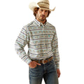 Ariat Men's Judge Classic Fit Shirt in multi-coloured pattern - Front