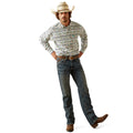 Ariat Men's Judge Classic Fit Shirt in multi-coloured pattern - Full