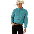 Ariat Men's Jordy Classic Fit Shirt in blue pattern - Front