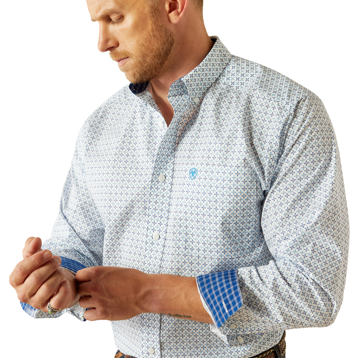 Wrinkle Free Baker Classic Fit Shirt