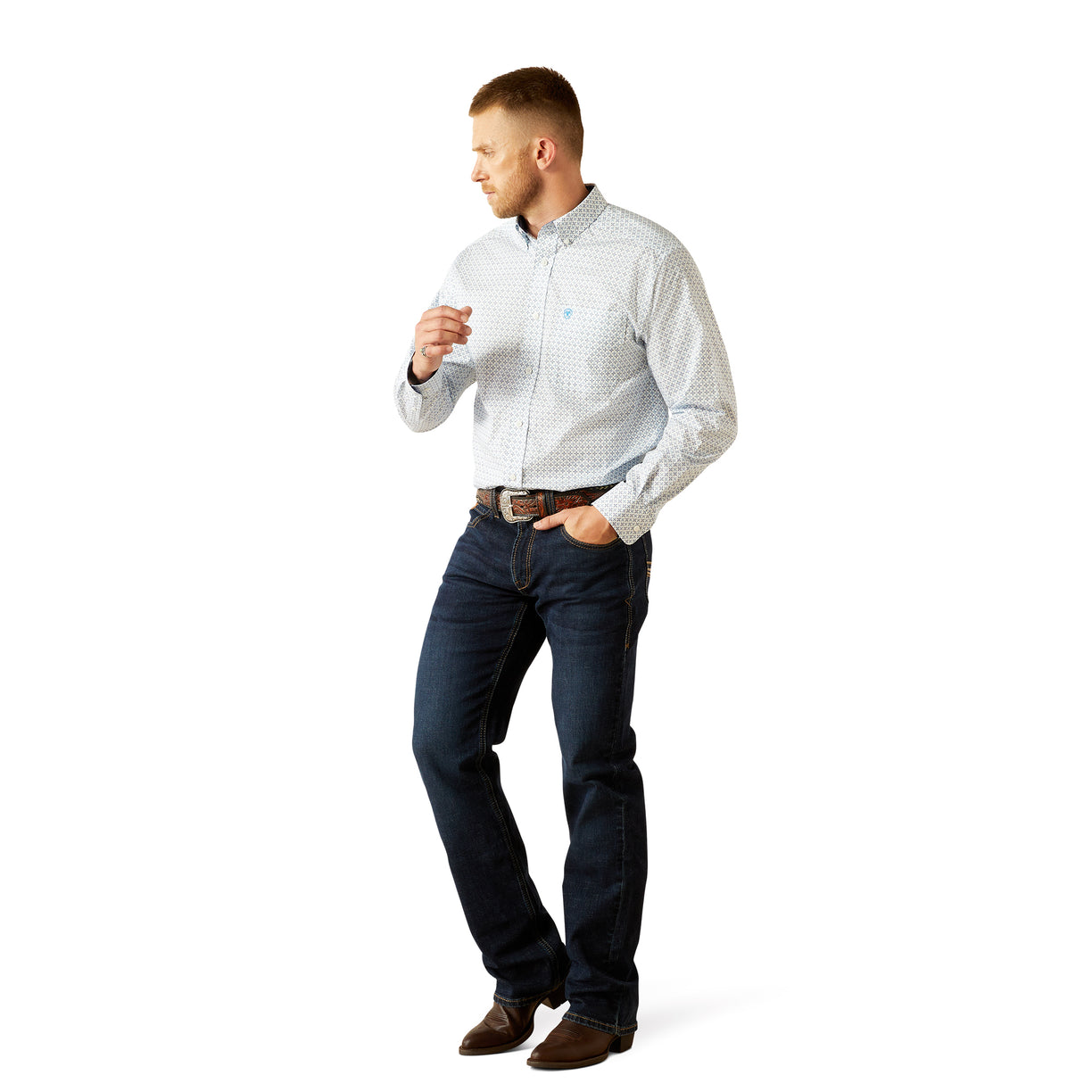 Wrinkle Free Baker Classic Fit Shirt