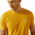 Ariat Men's Rodeo Proud T-Shirt in Gold Heather Colour Detail