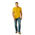 Ariat Men's Rodeo Proud T-Shirt in Gold Heather Colour Full