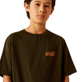 Ariat Kid's Ariat Armadillo on a Half Shell T-Shirt Detail