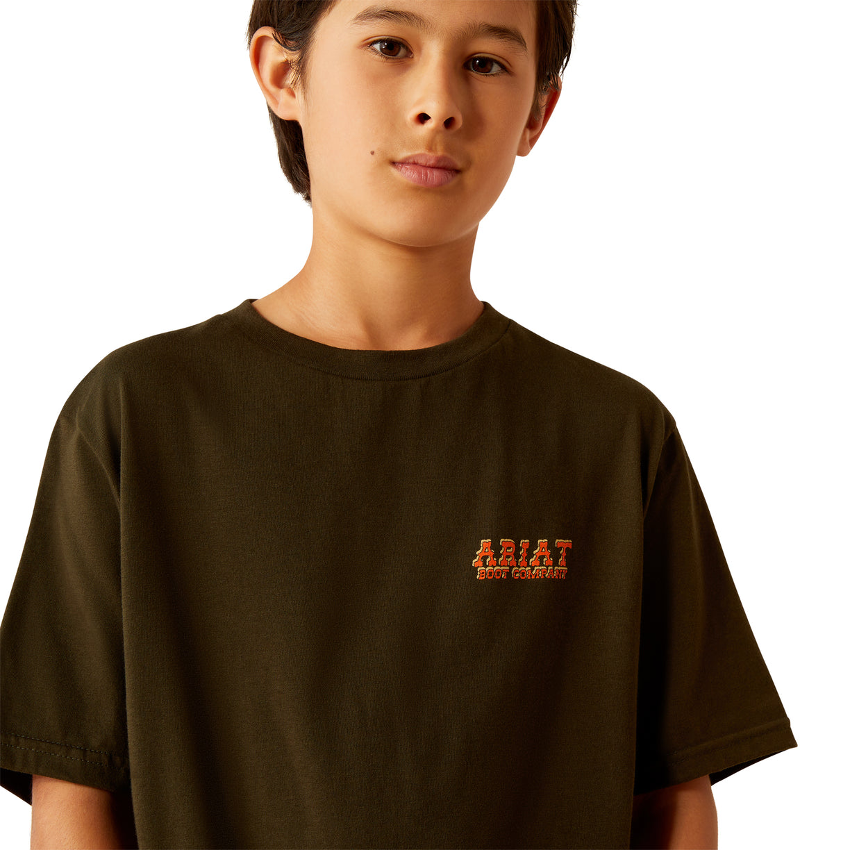 Ariat Kid's Ariat Armadillo on a Half Shell T-Shirt Detail