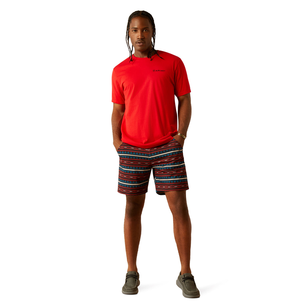 Ariat Men's Proud Farmer T-Shirt in Redline Colour Full