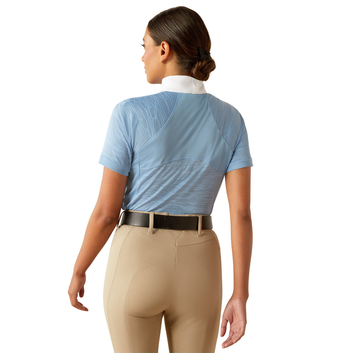 Ariat Women's Aptos Vent 2.0 Show Shirt in Blissful Blue Colour Back