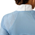 Ariat Women's Aptos Vent 2.0 Show Shirt in Blissful Blue Colour Detail
