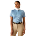 Ariat Women's Aptos Vent 2.0 Show Shirt in Blissful Blue Colour Front