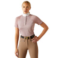 Ariat Women's Aptos Vent 2.0 Show Shirt in Sea Fog Colour Front