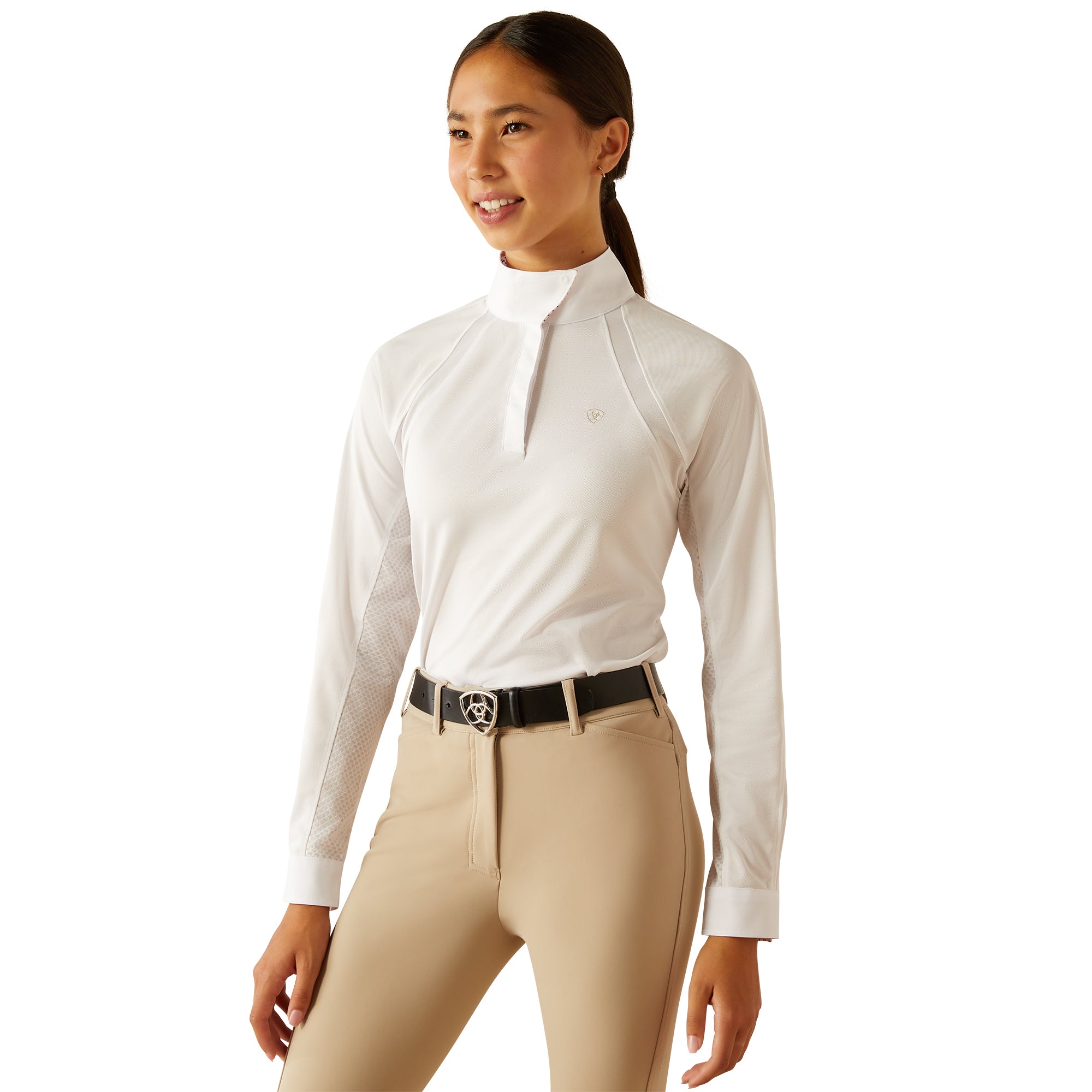 ARIAT Sunstopper 3.0 Couche De Base Femme 1/4 Zip – Protection UPF, Refroidissement & Anti-Odeurs