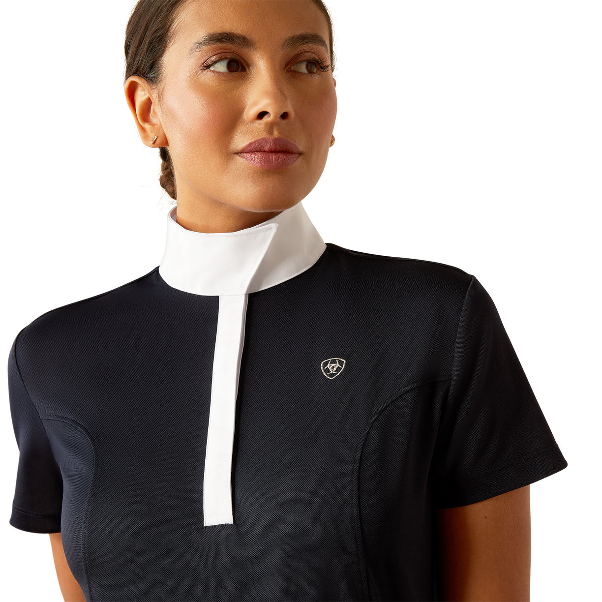 Ariat Women's Aptos Show Shirt in Show Navy Colour Detail