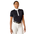 Ariat Women's Aptos Show Shirt in Show Navy Colour Front