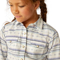 Ariat Kid's Alyssa Shirt in Geo Stream Serape Pattern