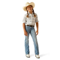 Ariat Kid's Alyssa Shirt in Geo Stream Serape Pattern