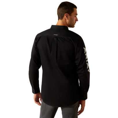 Team Logo Twill Fitted Shirt