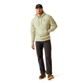 Ariat Men's Logo Hoodie in Sage Heather Colour Full