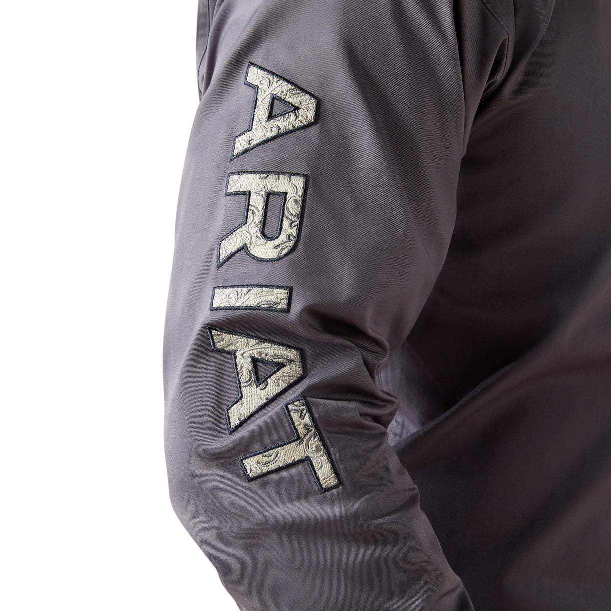 Gray sleeve with 'Aramid' text on a white background