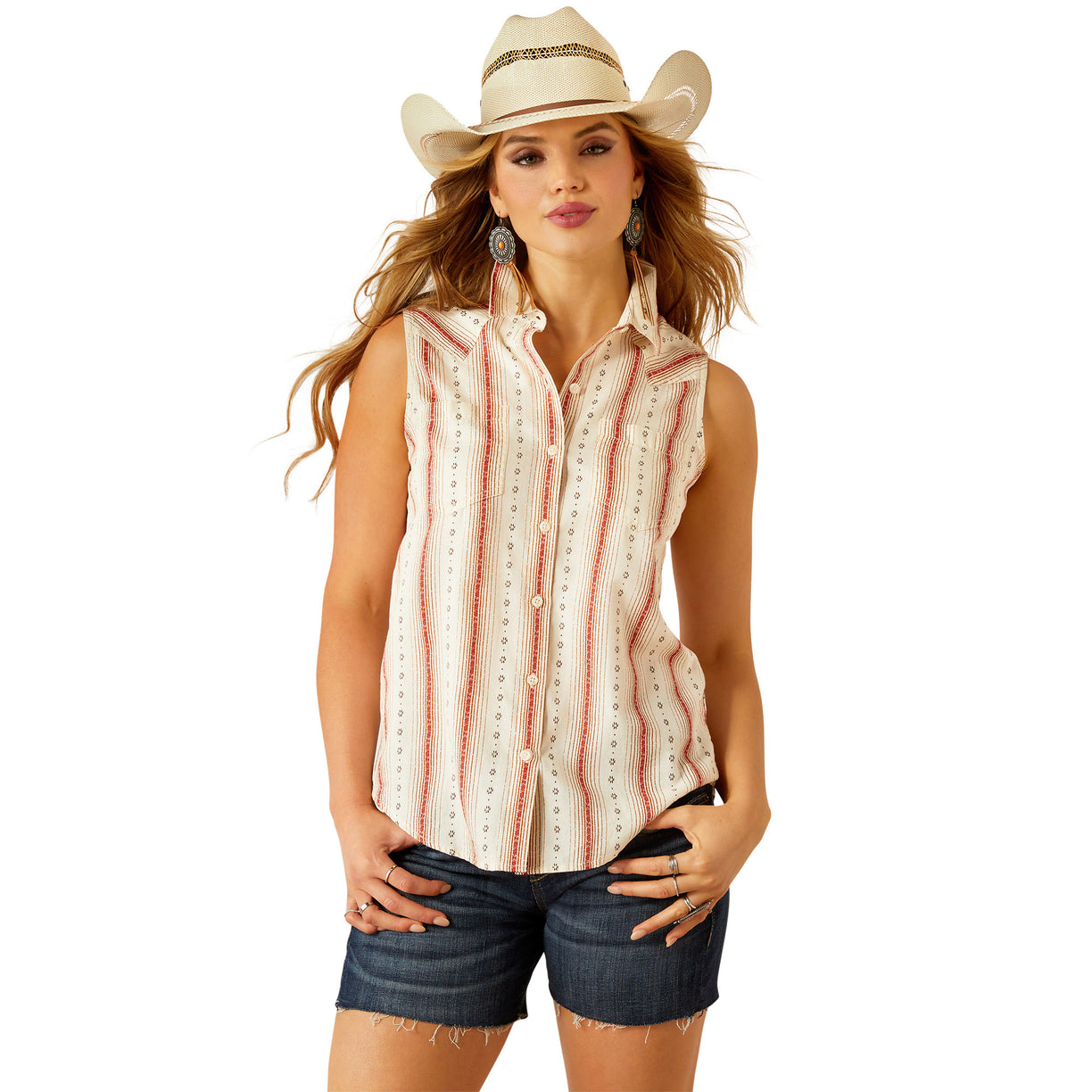 ARIAT Camicia Real Billie Jean Donna – Morbida, Abbottonata Con Tasche – Perfetta Per Look Western E Casual - 3