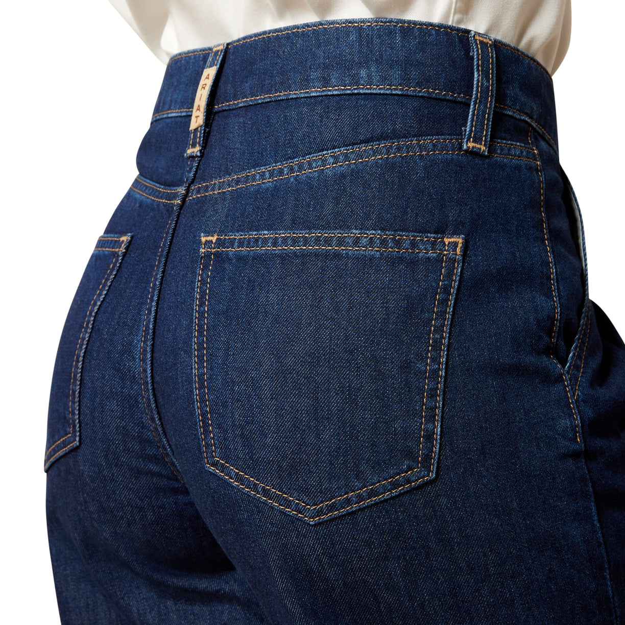 Ultra High Rise Pleated Trouser Jeans