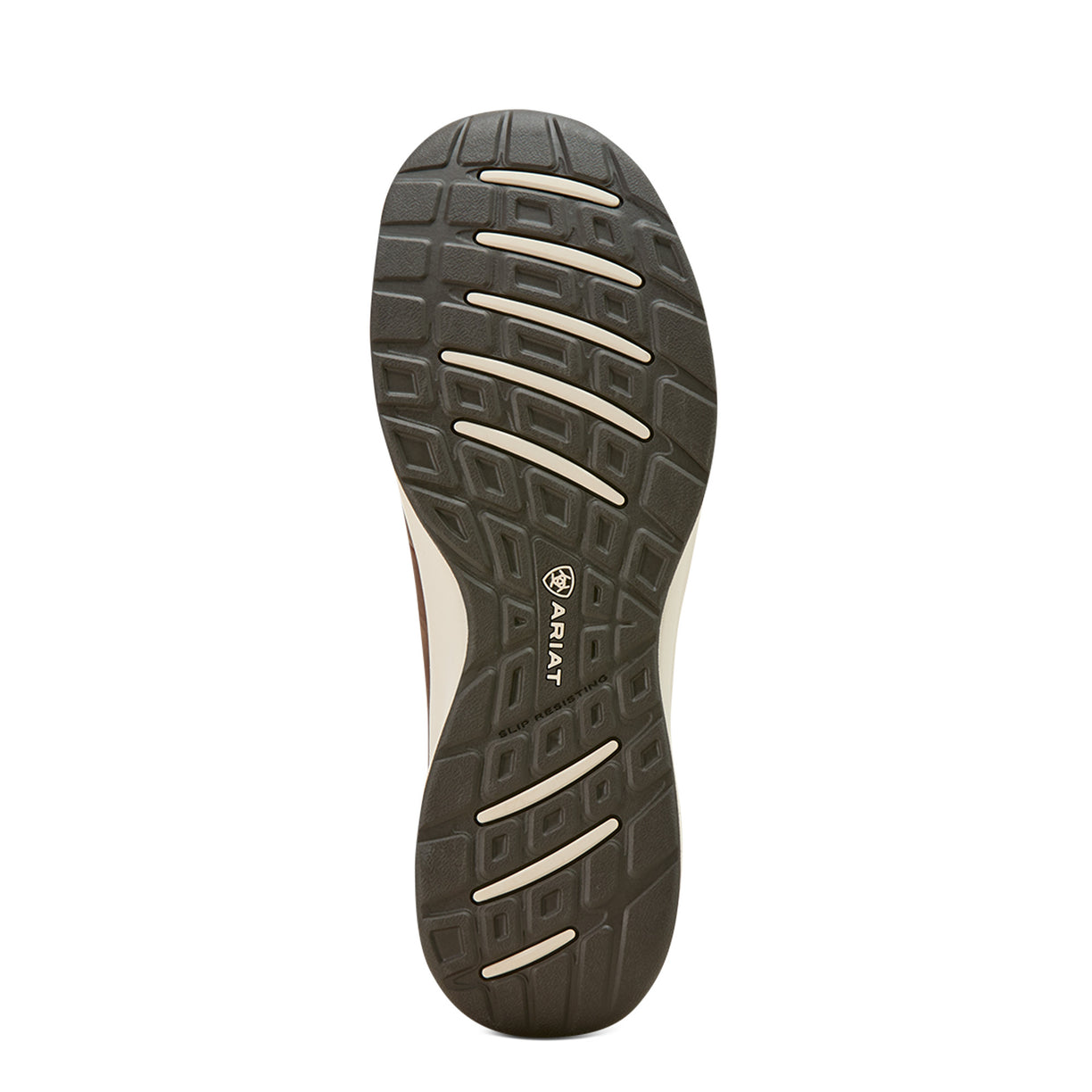 Ariat Men's Buckeye Waterproof Shoes in Reliable Brown & Tan Sole