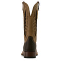 Ariat Men's Dakota VentTEK Cowboy Boots in Beastly Brown & Brown Bomber Leather - Heel