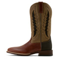 Ariat Men's Dakota VentTEK Cowboy Boots in Beastly Brown & Brown Bomber Leather - Side