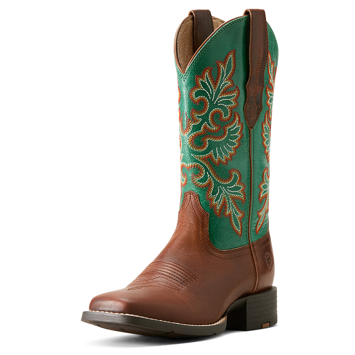 Round Up Wide Square Toe StretchFit Western Boot