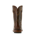 Ariat Men's Downtown Western Boot in loco brown leather - Heel