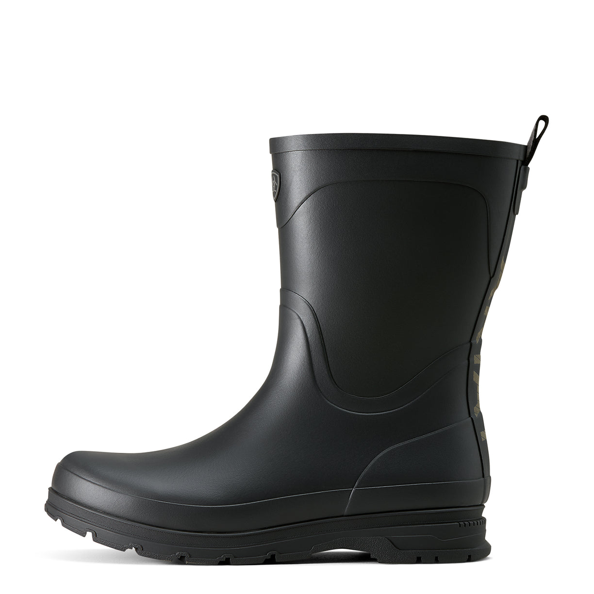 Ariat Men's Kelmarsh Mid Rubber Boot in black - Side