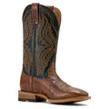 Ariat Men's Baxter Cowboy Boot in Dark Tan & Black Deertan Colour Right Side