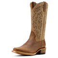Ariat Men's Futurity Champ Cowboy Boot in tan tone leather - Front