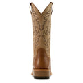 Ariat Men's Futurity Champ Cowboy Boot in tan tone leather - Heel