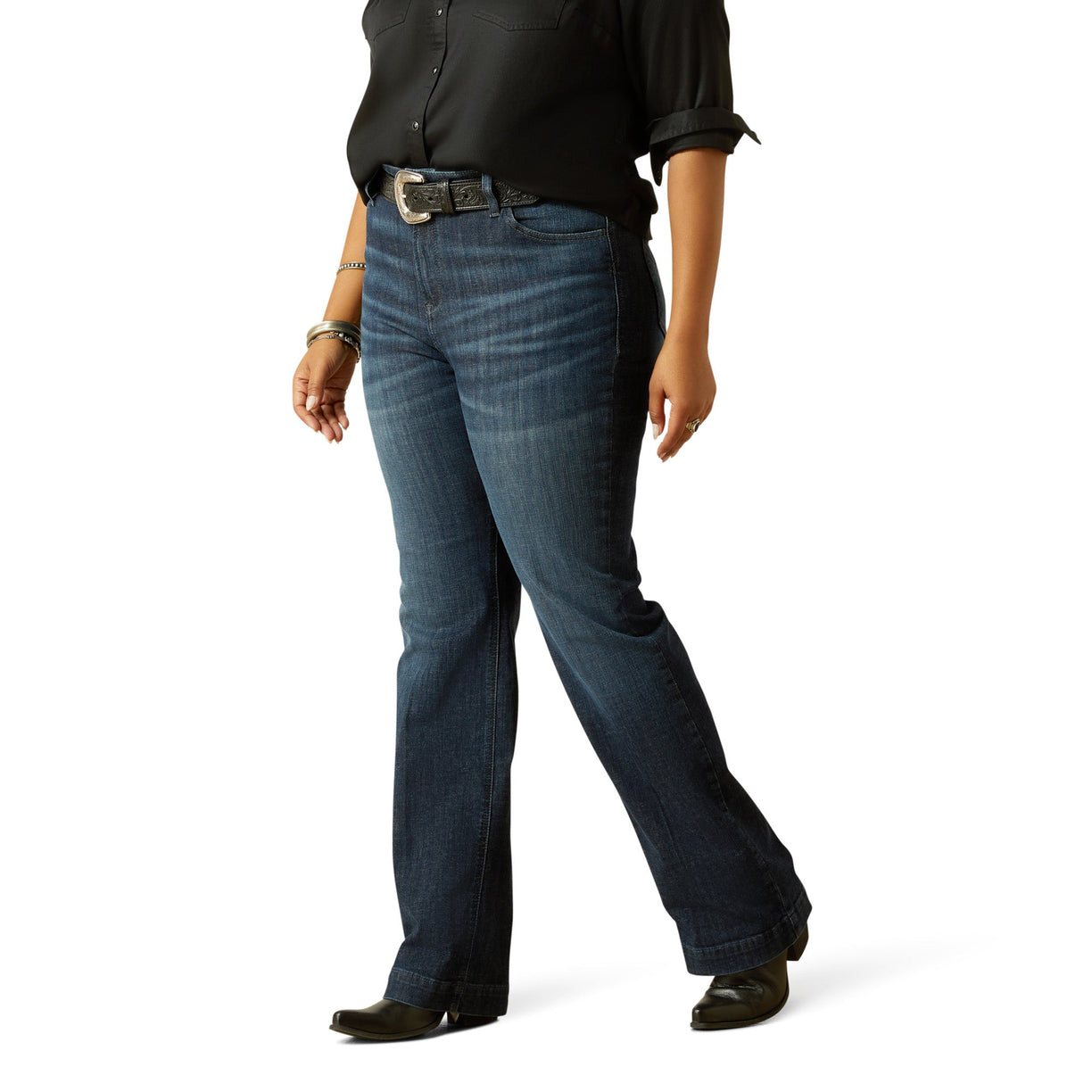 High Rise Frazey Slim Trouser Jeans