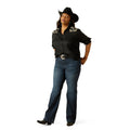 High Rise Frazey Slim Trouser Jeans
