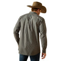 Man wearing a plaid shirt and cowboy hat on a white background workwear