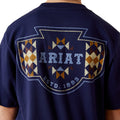 Navy blue t-shirt with Ariat logo on the back