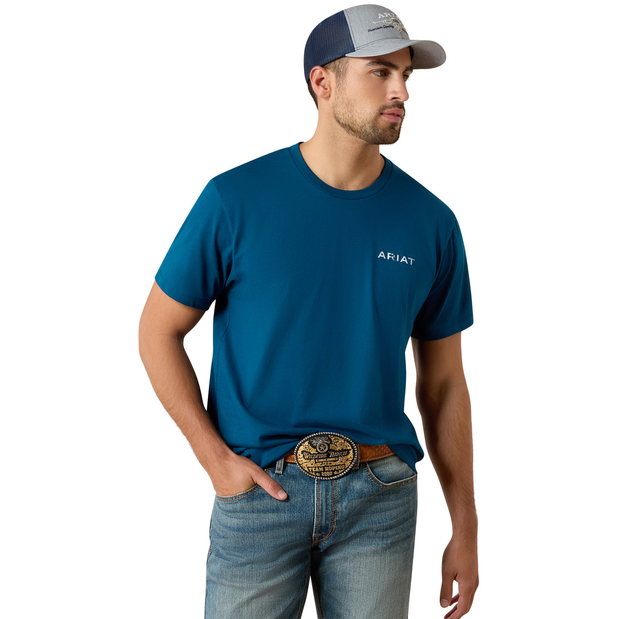 Ariat Liquid Stamp Flag Classic Fit T-Shirt