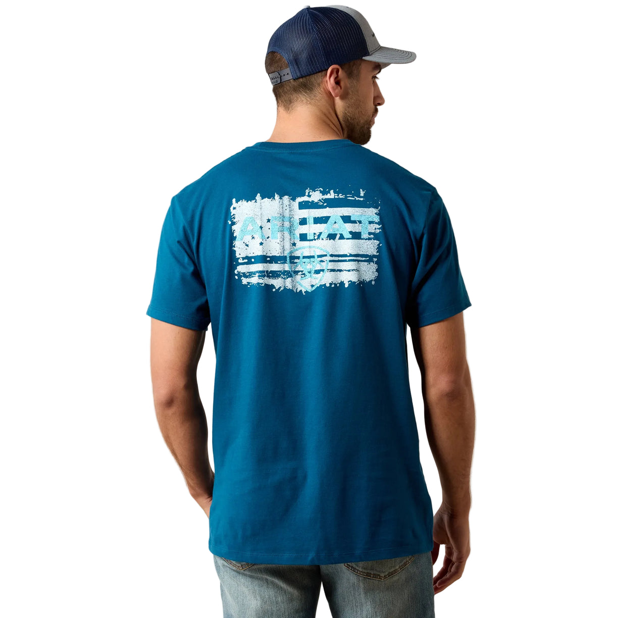 Ariat Liquid Stamp Flag Classic Fit T-Shirt