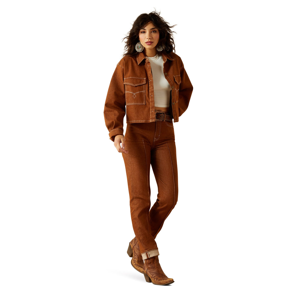 Boxy Cropped Denim Jacket