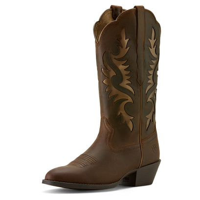 Heritage R Toe Retro Western Boot