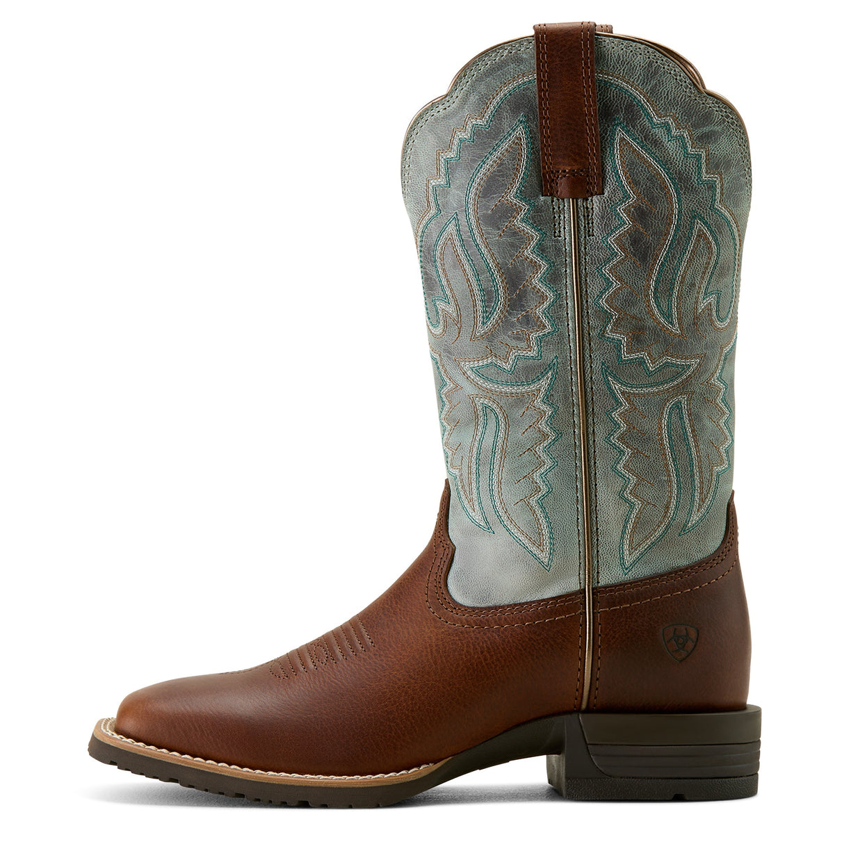 Hybrid Ranchwork Wide Square Toe Western Boot