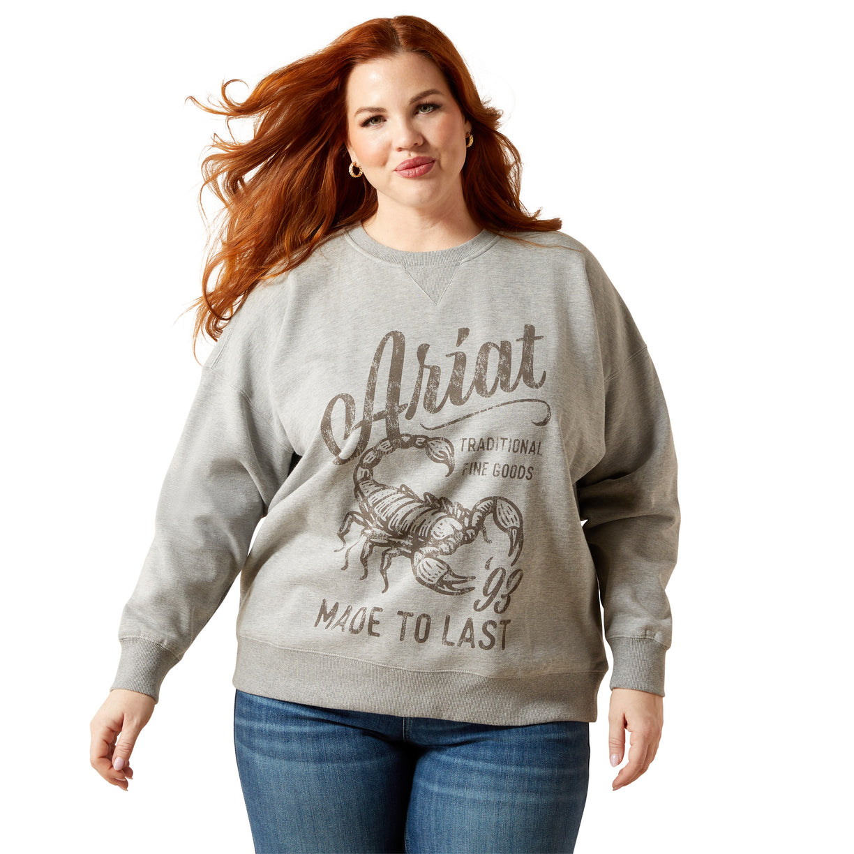 Scorpion Script Oversized Sweatshirt