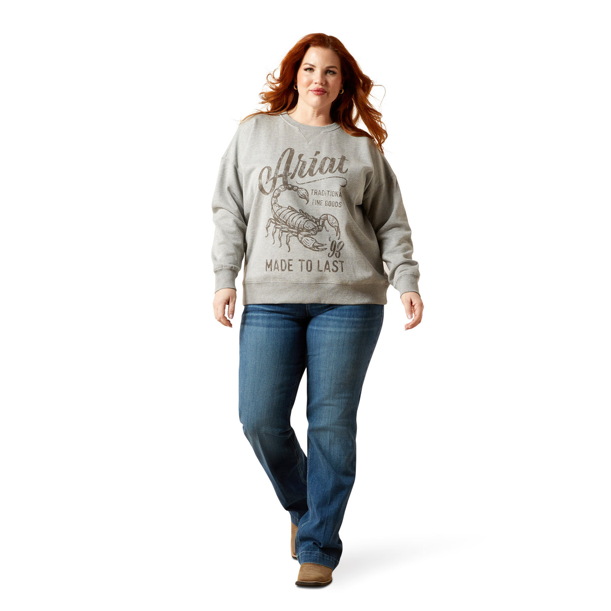 Scorpion Script Oversized Sweatshirt