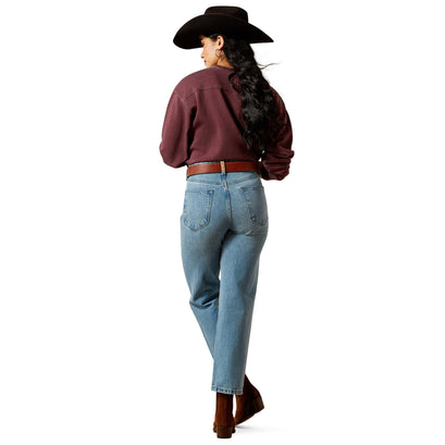 Ultra High Rise Cheyenne Yoke Tomboy Straight Leg Jeans