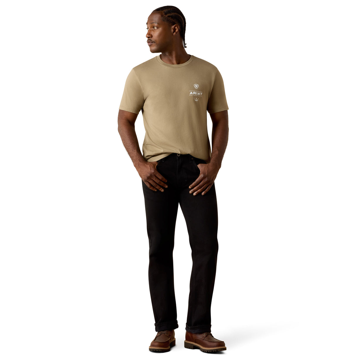 Ariat Wooden Diamond Flag Classic Fit T-Shirt