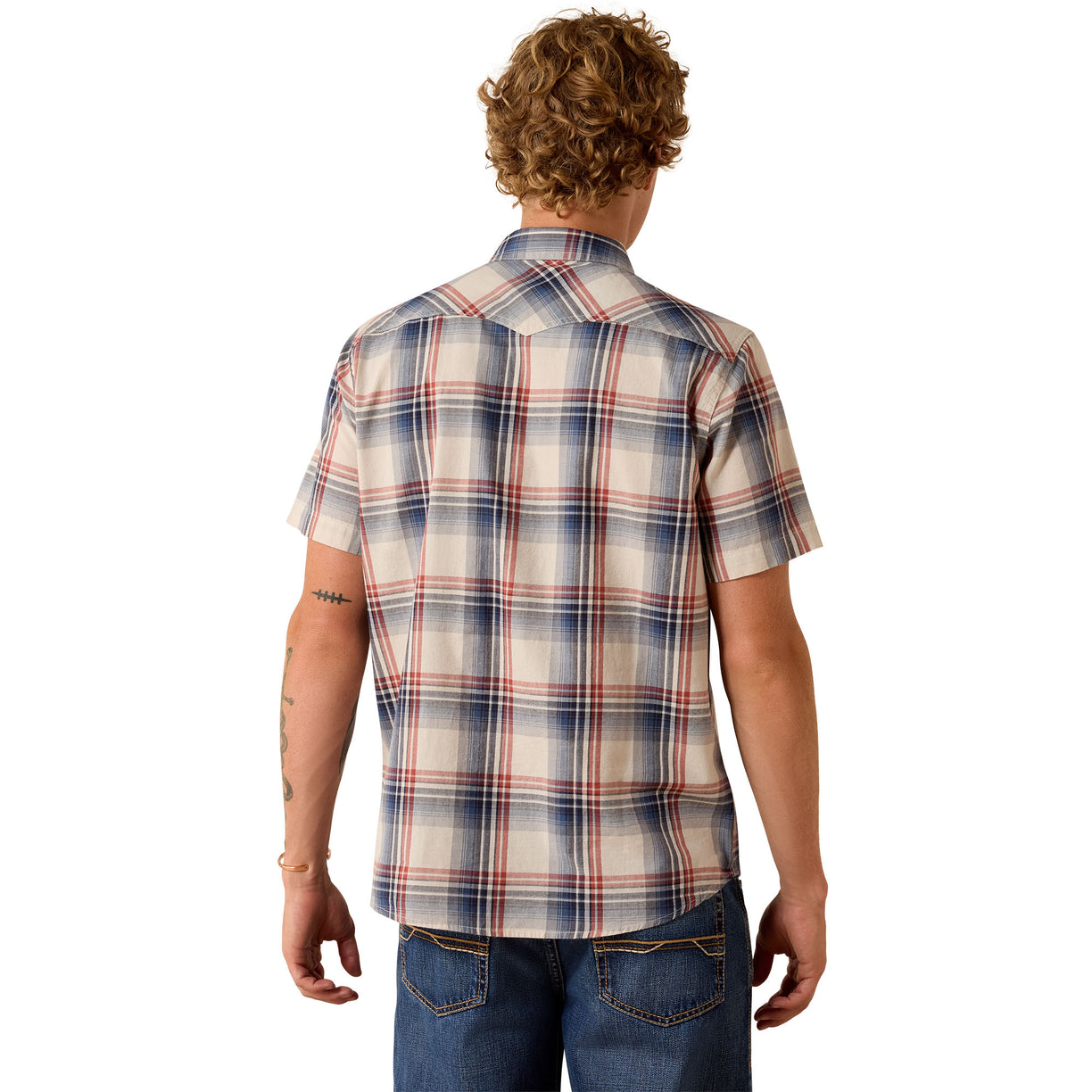 Retro Haines Fitted Snap Shirt