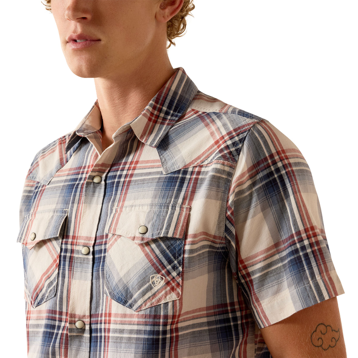 Retro Haines Fitted Snap Shirt